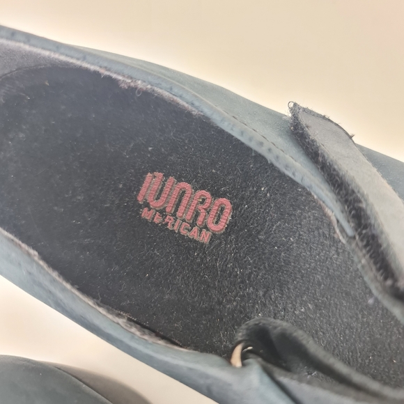 Munro Mary Jane Shoes Womens  Blue Nubuck Leather Journey Comfort Size 11 - Picture 11 of 15